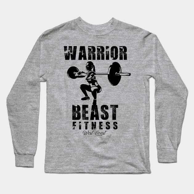 Workout Warrior Long Sleeve T-Shirt by Minds Edge Art